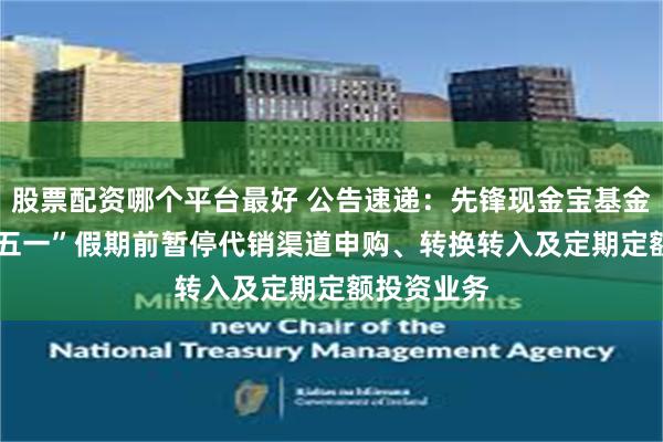 股票配资哪个平台最好 公告速递：先锋现金宝基金2025年“五一”假期前暂停代销渠道申购、转换转入及定期定额投资业务