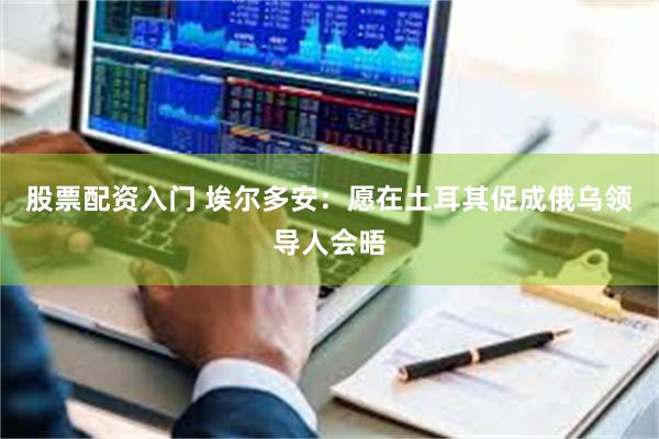 股票配资入门 埃尔多安：愿在土耳其促成俄乌领导人会晤