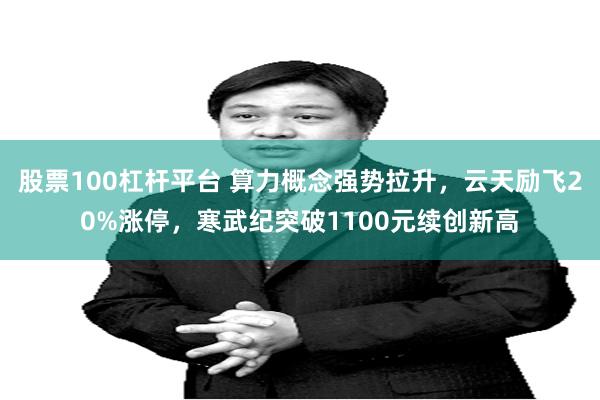 股票100杠杆平台 算力概念强势拉升，云天励飞20%涨停，寒武纪突破1100元续创新高